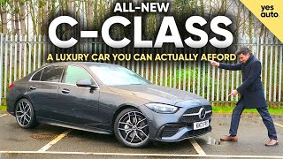 NEW Mercedes CClass 2022 review a luxury car you can actually afford [upl. by Lotsirb]