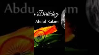 Birthday of sir APJ Abdul Kalam shorts [upl. by Ultann726]