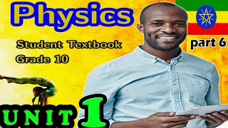 GRADE 10 New Curriculum Ethiopian Education Physics Unit 1  Vector part 6 alphaethiopianeducation [upl. by Nelan]