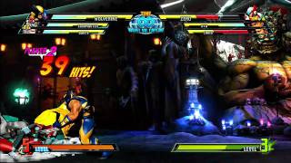 Marvel vs Capcom 3 Wolverine Gameplay Montage [upl. by Bronder]