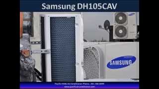 3 Ton samsung concealed heat pump system installtion in NYwmv [upl. by Izawa]