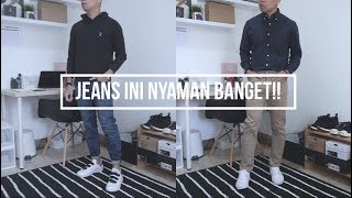 WHAT TO WEAR  JEANS INI NYAMAN BANGET [upl. by Rednazxela]