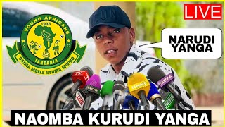 🔴MSIKIE Alichokisema FEI TOTO Muda Huu AKUBALI KURUDI YANGA Aomba MSAMAHA YANGA quotNARUDI YANGA [upl. by Adnohsar710]