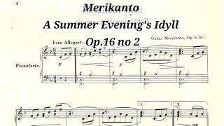 Merikanto  A Summer Evenings Idyll Op16 no 2 [upl. by Budworth]