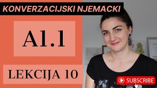 POCNITE GOVORITI NJEMACKI  ODMAH  LEKCIJA 10 [upl. by Hareemas]