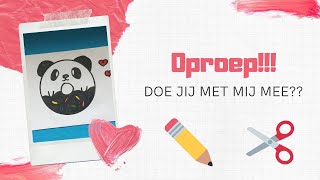 ★ OPROEP DOE JIJ MET MIJ MEE ★ DIY Knutselen amp tekenen Nederlands [upl. by Mailli]