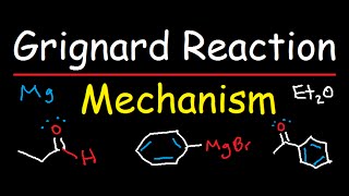 Grignard Reagent Synthesis Reaction Mechanism  Organic Chemistry [upl. by Spatola]