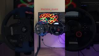 Dancing Steering Wheels 🫶🏻 Logitech GT amp Thrustmaster T150 [upl. by Carbo]