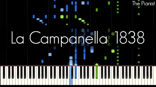 Liszt  La Campanella 1838 Version [upl. by Amyaj397]