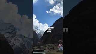 Machhapuchhre Base Camp trekking basecamp beautiful nature shorts mountains helicoptermemory [upl. by Seel]