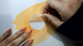 Making circle shaped masking tape by using normal masking tapeDIY round masking tape [upl. by Anomahs]