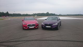 Infiniti Q60 S 30t TEST PL na torze Pertyn ględzi [upl. by Dame]