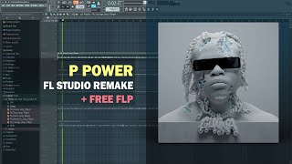 Gunna  P power ft Drake FL Studio Remake  Free FLP [upl. by Conant]