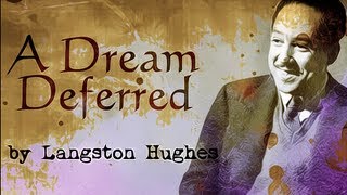 A Dream Deferred by Langston Hughes  Poetry Reading [upl. by Gerfen]