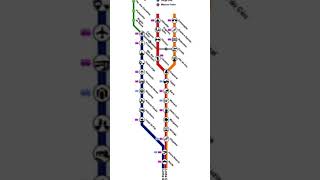 Mapa do metrô do Recife 2024 [upl. by Cordier]