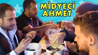 Midyeci Ahmet VS OHA Diyorum  Midye Dolma Yeme Kapışması  Hesap Ödetmeli [upl. by Aihgn]