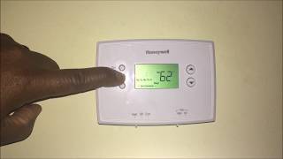 How To Easily Program a Honeywell Thermostat [upl. by Ethelstan56]