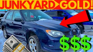 RESELLING JUNKYARD PARTS FOR A PROFIT  2006 SUBARU IMPREZA MITSUBISHI [upl. by Ching]