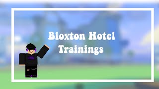 Roblox Bloxton Hotels Training for Housekeeping rank [upl. by Enra770]