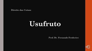 Usufruto [upl. by Marcel]