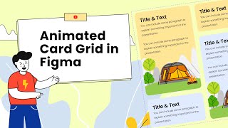 Animate Your Figma Card Grids in 3 Minutes Fast Tutorial [upl. by Htbazile]