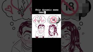 Ship dynamic meme  TBBT version meme drawingmeme bigbangtheory shamy digitalart [upl. by Ame691]