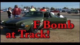 F Bomb Camaro Goes to the Track Nelson Racing Engines BigJackTurbo [upl. by Anitnamaid]