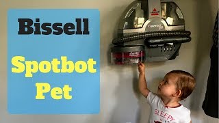 Bissell SpotBot Pet Carpet Cleaner Review [upl. by Booze]