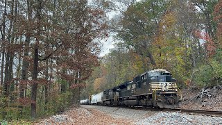 NS SD70IAC 1197 w Nice K5LLA Leads Quick 10115 on 111524 [upl. by Aivatnahs]