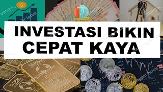 CARA CEPAT KAYA  12 INVESTASI TERBAIK UNTUK PEMULA [upl. by Razid]