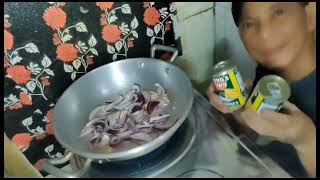 Ginisang sardinas with egg ang ulam pang hapunan [upl. by Corson748]