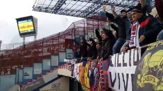 Catania  Casertana 01 Ultras Casertani Settore Ospiti [upl. by Jacie]