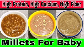 3 Weight Gaining Breakfast For Baby 15 Years  Millets For Baby  Healthy Food Bites [upl. by Dole]