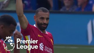 Mohamed Salah makes it 20 for Liverpool against Ipswich Town  Premier League  NBC Sports [upl. by Oidale]