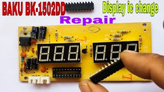 BAKU BK1502DD display IC change and repair [upl. by Brooks779]