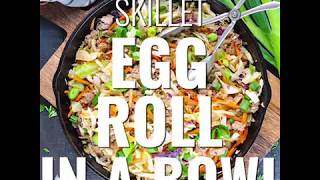 One Skillet quotEgg Roll in a Bowlquot [upl. by Gerge]