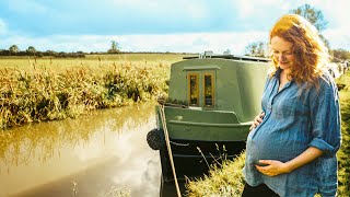 Living On A Narrowboat While 8 Months Pregnant The Reality [upl. by Arramas]