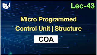 microprogrammed control unit  structure  COA [upl. by Sivlek]