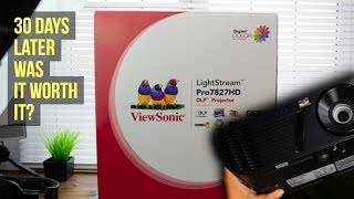 Viewsonic PRO7827HD Projector 30 Days Later The Was It Worth It Review [upl. by Hpesojnhoj279]