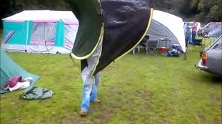 HOW TO COLLAPSE A POP UP TENT [upl. by Atilrep]