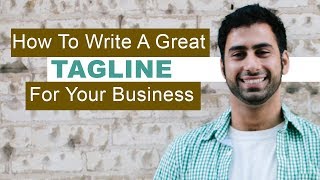 How to write a great tagline [upl. by Fenner]