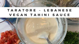 Taratore  Lebanese Vegan Tahini Sauce Quick amp super easy to make [upl. by Danczyk]