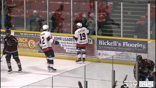 GOJHL  Chatham Maroons vs Stratford Warriors [upl. by Nicolella921]