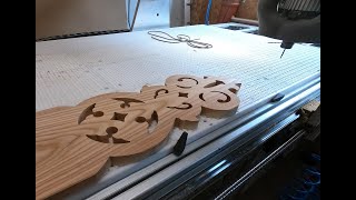 Pfettenbretter Fräsen mit CNC [upl. by Amalita]