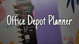 NEW  CHEAP Office Depot Happy Planners [upl. by Nekciv561]