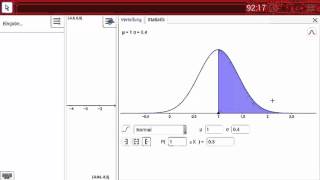 MAY GeoGebra EXAM 12 Normalverteilung [upl. by Hairej]