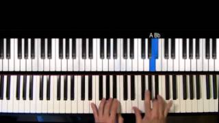 Autumn Leaves Jazz Piano Tutorial  Swing [upl. by Eniluqaj]