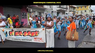 2024 CARNIVAL PARADE 🌞 🌴 Ti Kadans Street Party Martinique travel [upl. by Limemann]