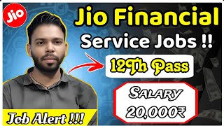 jio financial services jobs [upl. by Nivets]