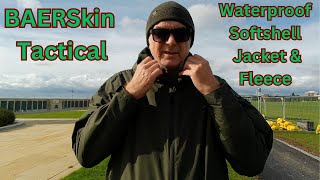 BAERSkin Tactical Waterproof Jacket amp Fleece  Windy Day Test [upl. by Tlok]